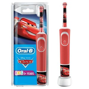 Oral-b kids brosse a dents électrique - cars - adaptée a partir de 3 ans  offre le nettoyage doux et efficace