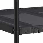 vidaXL Lit superposé sans matelas noir 107x203 cm acier