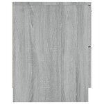 vidaXL Tables de chevet 2 Pièces Sonoma gris Bois d'ingénierie