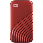 WD - Disque SSD Externe - My Passport™ - 2To - USB-C - Rouge