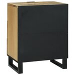 vidaXL Cabinet de chevet 50x33x60 cm Bois massif de manguier