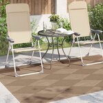 vidaXL Tapis de surface HUARTE Naturel 170 x 120 cm Polyester