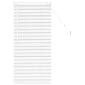 vidaXL Stores vénitiens Blanc 130 x 65 cm Aluminium