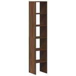 vidaXL Bibliothèques 2 Pièces empilable chêne marron bois d'ingénierie