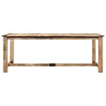 vidaXL Table à manger 200x100x75 cm bois de manguier massif