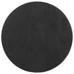 vidaXL Table d'appoint noir Ø50x40 cm bois de manguier massif