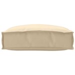 vidaXL Coussin Beige 50 x 50 x 12 cm Tissu Oxford