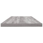 vidaXL Étagères murales 4 Pièces sonoma gris 80x20x1 5 cm bois ingénierie
