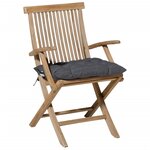 Madison coussin de siège panama 46x46 cm gris