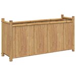 vidaXL Jardinière 100x30x50 cm bambou
