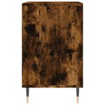 vidaXL Armoire à chaussures Chêne fumé 102x36x60 cm Bois d'ingénierie