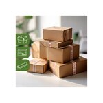Pack and Move - Lot 6 Rouleaux Ruban Adhésif Transparent "Fragile" Pour Emballage Et Déménagement - 100 M - Qualité Premium