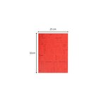 Paquet de 25 Dossiers Suivi de Procédure Carte Lustrée 265g Rouge EXACOMPTA