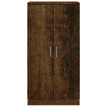 vidaXL Armoire à chaussures Chêne fumé 55x35x108 cm Bois d'ingénierie
