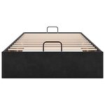 vidaXL Cadre de lit ottoman sans matelas noir 90x200 cm velours
