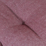 vidaXL Coussin de canapé palette Rouge bordeaux 120x40x7 cm