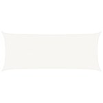 vidaXL Voile d'ombrage 160 g/m² Blanc 2x4 5 m PEHD