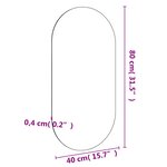 vidaXL Miroir 100x50 cm Verre