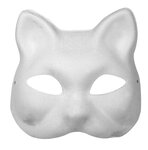 Masque Chat 18 x 17 cm Avec élastique - Rayher