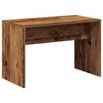 vidaXL Tabouret de toilette vieux bois 70x35x45 cm bois d'ingénierie