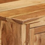 vidaXL Buffet Bois d'acacia solide 60x35x76 cm Marron