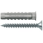 Fischer ensemble de chevilles d'extension avec vis 8x40 sx 50 pcs