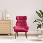 vidaXL fauteuil Bordeaux 69 x 74 x 93 cm Velours