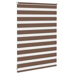 vidaXL Store zèbre marron 100x100 cm largeur du tissu 95 9cm polyester