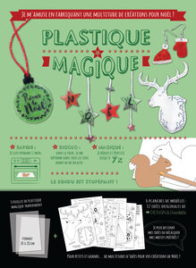 Kit Plastique magique translucide Noel Vintage 3 pièces