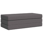 vidaXL Canapé-lit pliable 140 x 67 x 45 cm Gris clair
