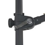 vidaXL Parasol de jardin avec base portable sable