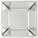 vidaXL Ensemble de Pots en Métal Acier galvanisé 35 x 35 x 15 cm