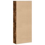 vidaXL Bibliothèque chêne fumé 80x30x189 cm bois d'ingénierie