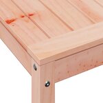 vidaXL Table de rempotage et étagère 82 5x50x75 cm bois massif douglas