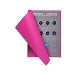 Paquet de 100 chemises Flash 220 teintes vives fuschia, format 320x240mm EXACOMPTA