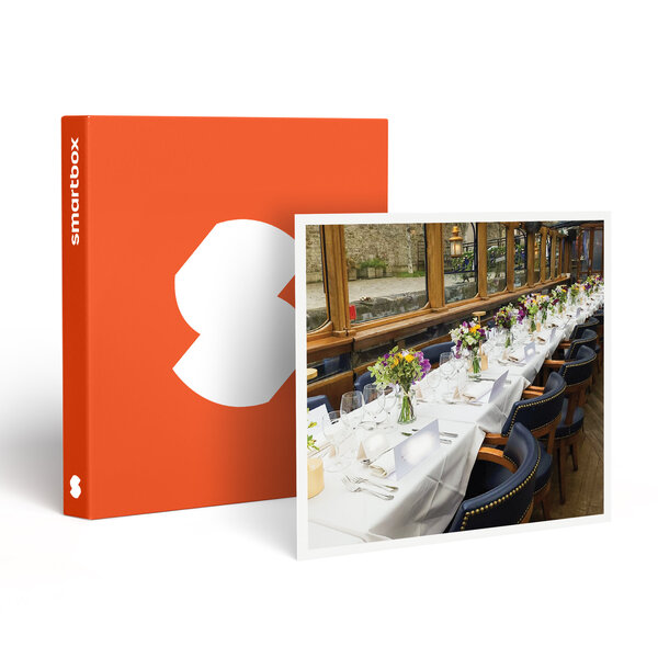 SMARTBOX - Coffret Cadeau Croisière de 2h sur la Seine avec dîner gastronomique  vin et champagne -  Gastronomie