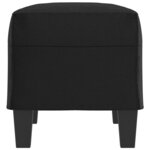 Banc banquette 70 x 35 x 41 cm synthétique noir 02_0010554