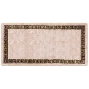 vidaXL Coureur de Tapis MARSA Noir 100 x 200 cm Polyester et PVC