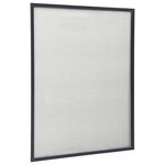 vidaXL Moustiquaire pour fenêtre Anthracite 100x120 cm