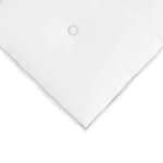 vidaXL Coussin de Dos Blanc 60 x 19 x 50 cm tissu