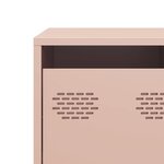vidaXL Meuble TV rose 101 5x39x43 5 cm acier laminé à froid