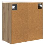 vidaXL Armoire Murale 59 x 31 x 64 cm Bois d'ingénierie