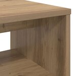 vidaXL Meuble TV Chêne artisanal 100 x 35 x 40 cm Bois d'ingénierie