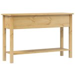 vidaXL Table console Corona 114x34 5x73 cm bois de pin massif