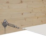 vidaXL Auvent vertical Blanc 100x1200 cm Tissu oxford