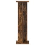 vidaXL Support de Plante 2 pièces Chêne fumé 25 x 25 5 x 80 5 cm