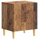 vidaXL Table de chevet Bois ancien 43 x 34 5 x 50 cm Bois d'ingénierie
