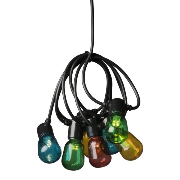 Konstsmide guirlande lumineuse avec 20 ampoules ovales multicolore