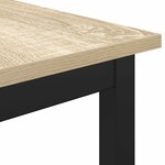 vidaXL banc Sonoma 80 x 35 x 45 cm Bois d'ingénierie