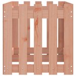 vidaXL Lit surélevé de jardin design de clôture bois douglas massif